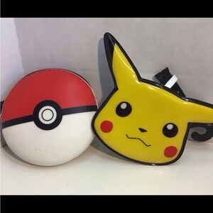 Pikachu and Pokeball Pokemon small change purses